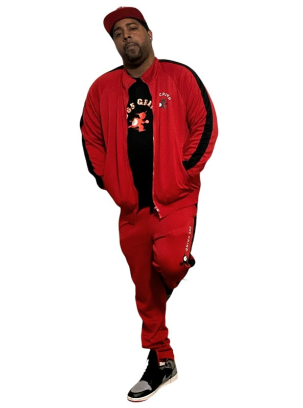 Red & Black Track Suit