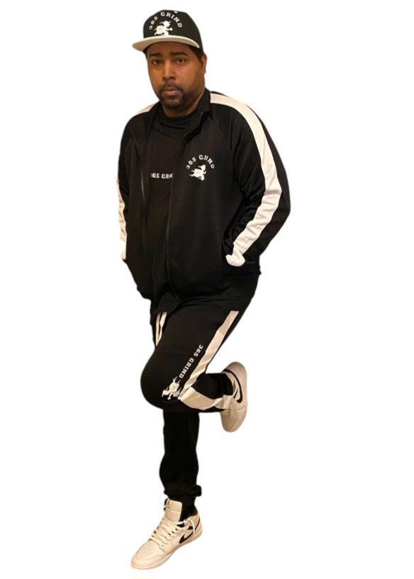 Black & White Track Suit