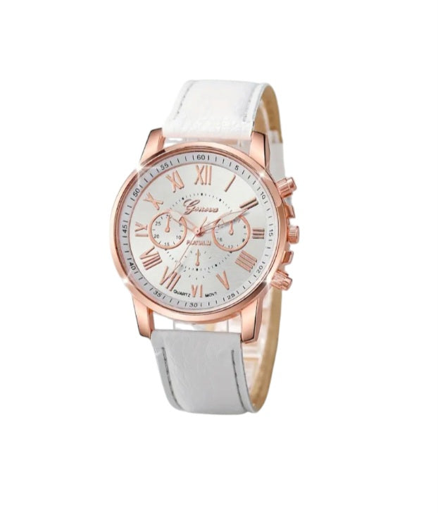 Women's 18k Gold Over Stainless Steel Watch & Bracelet Set