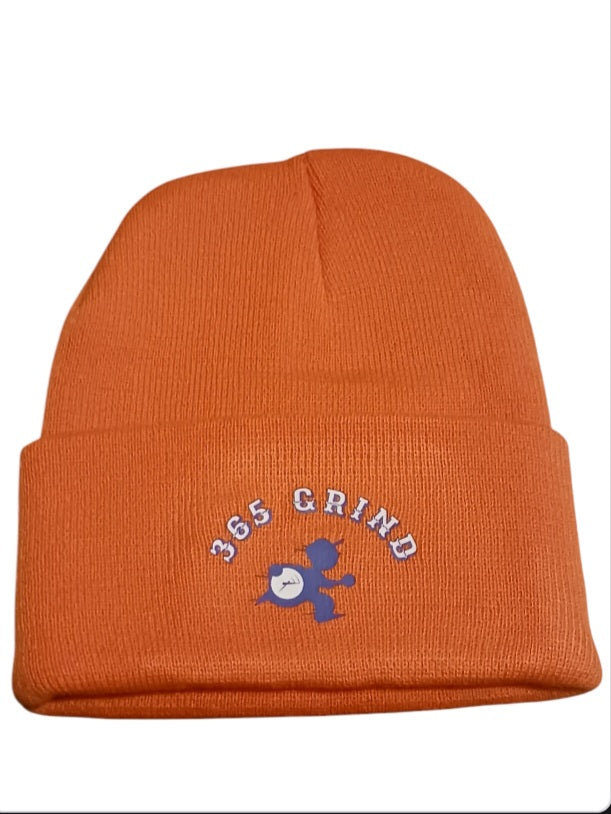 Orange & Royal Blue Beanie