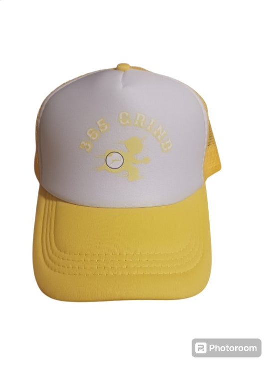 Yellow Trucker Snapback Hat