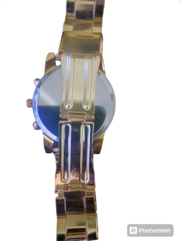 Women's 18k Gold Over Stainless Steel Watch