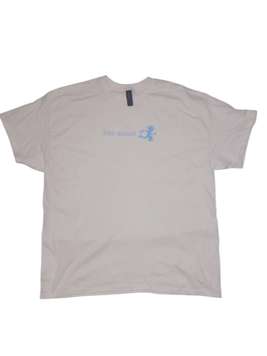 White & Sky-Blue T Shirt