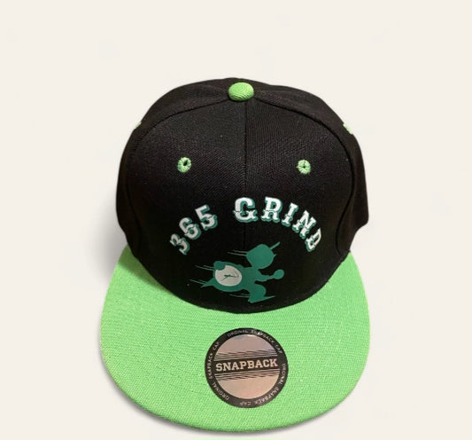 Green & Black Snapback Hat