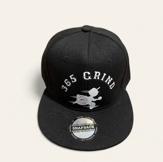 Black & White Snapback Hat