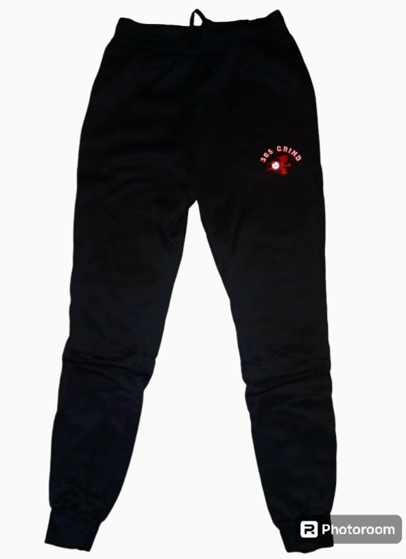 Red & Black Hoodie Jogger Set