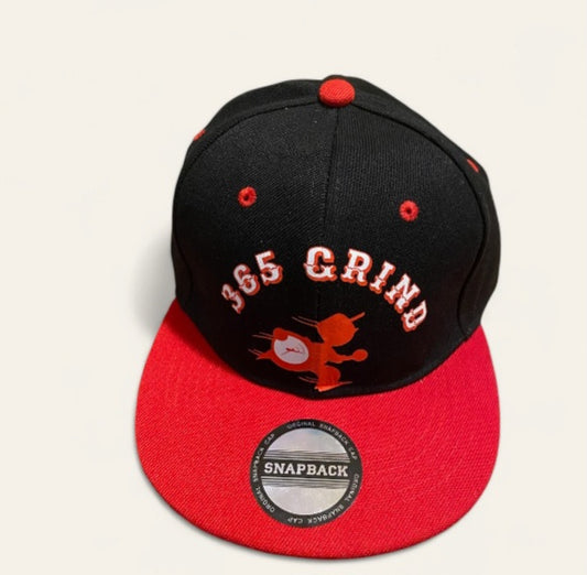 Red & Black Snapback Hat