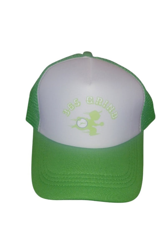 Green Trucker Snapback Hat