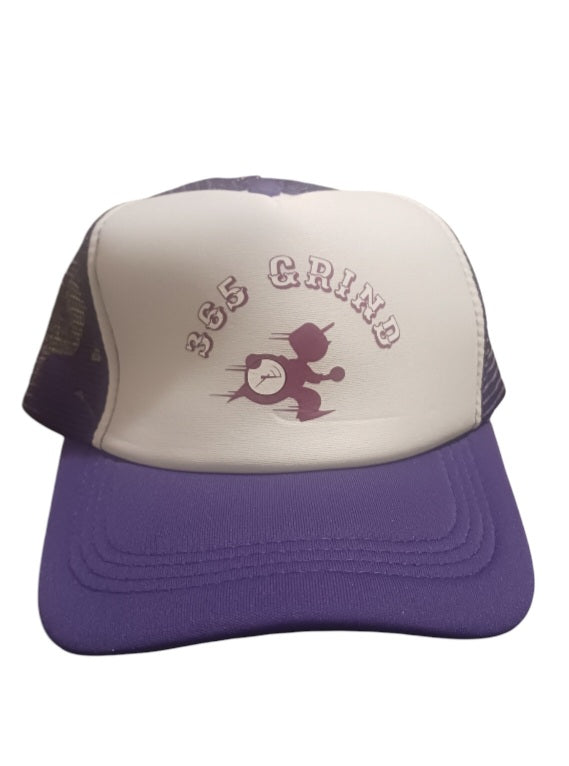 Purple Trucker Snapback Hat