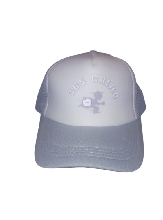 Gray Trucker Snapback Hat