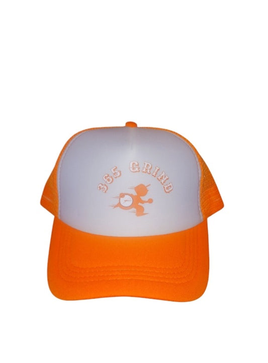 Orange Trucker Snapback Hat