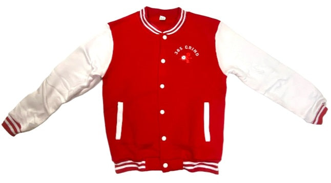 Red & White Varsity Style Jacket