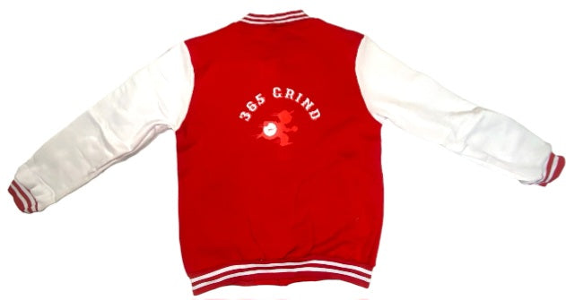 Red & White Varsity Style Jacket