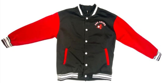 Black & Red Varsity Style Jacket