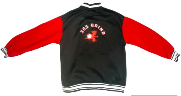 Black & Red Varsity Style Jacket